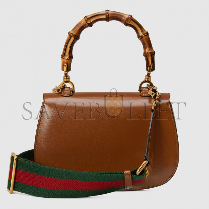 GUCCI BAMBOO 1947 SMALL TOP HANDLE BAG 675797  (21*15*7cm)